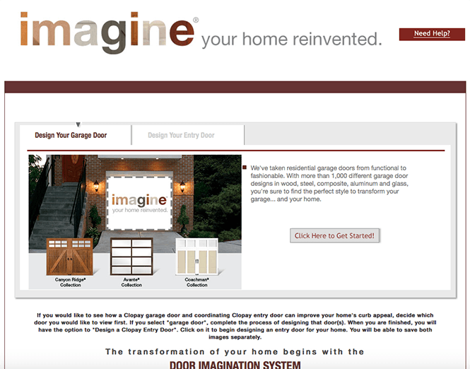 Door Imagination System Home page