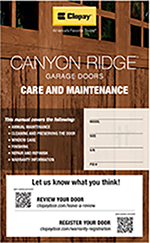 Canyon Ridge Care & Maintenance Manual