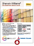Sherwin-Williams Color Blast Finish Selection Guide