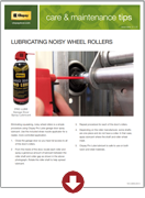 Technical Bulletin for Lubricating Noisy Rollers