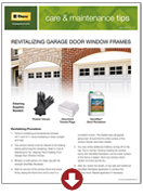 How to Revitalize Garage Door Window Frames