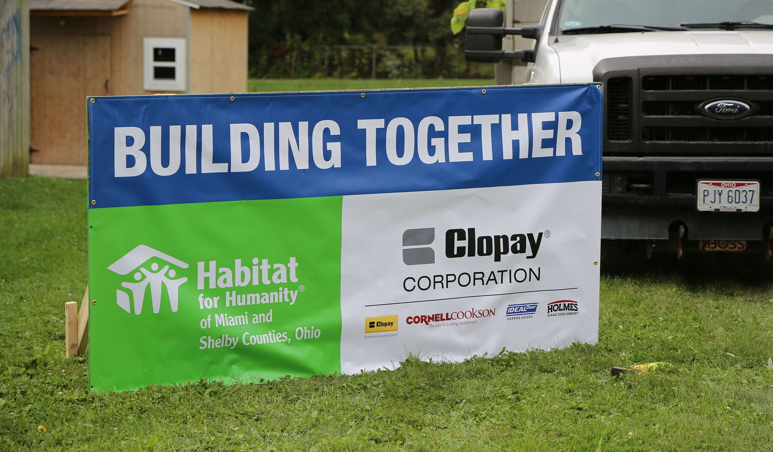 Habitat for Humanity & Clopay Sign