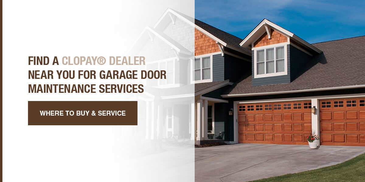 Find a Clopay® Dealer Near You for Garage Door Maintenance Services