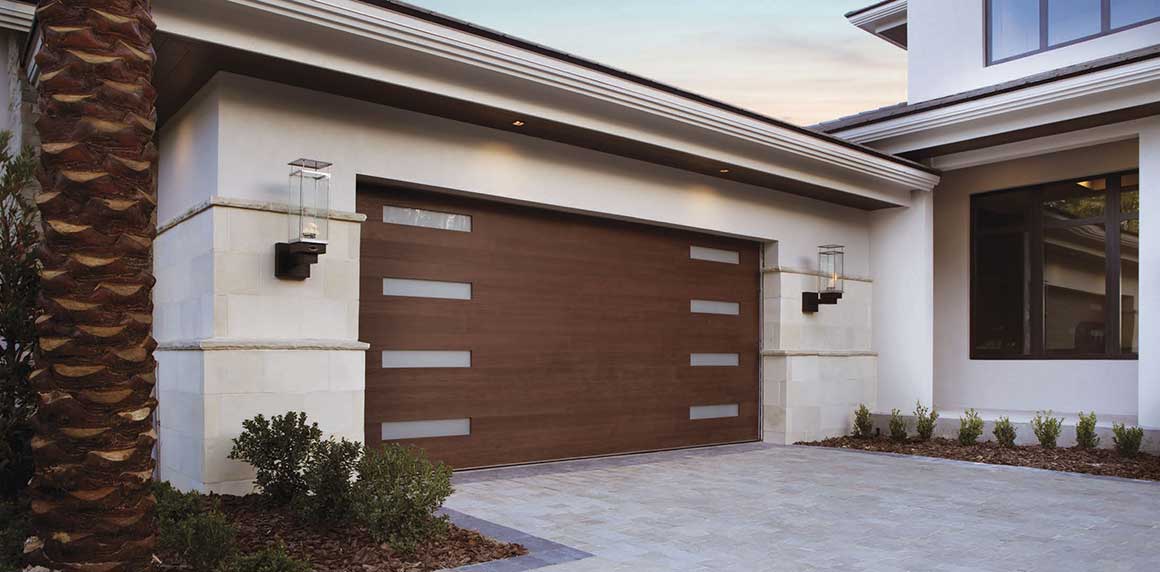 Canyon Ridge Modern door on beautiful contemporary home